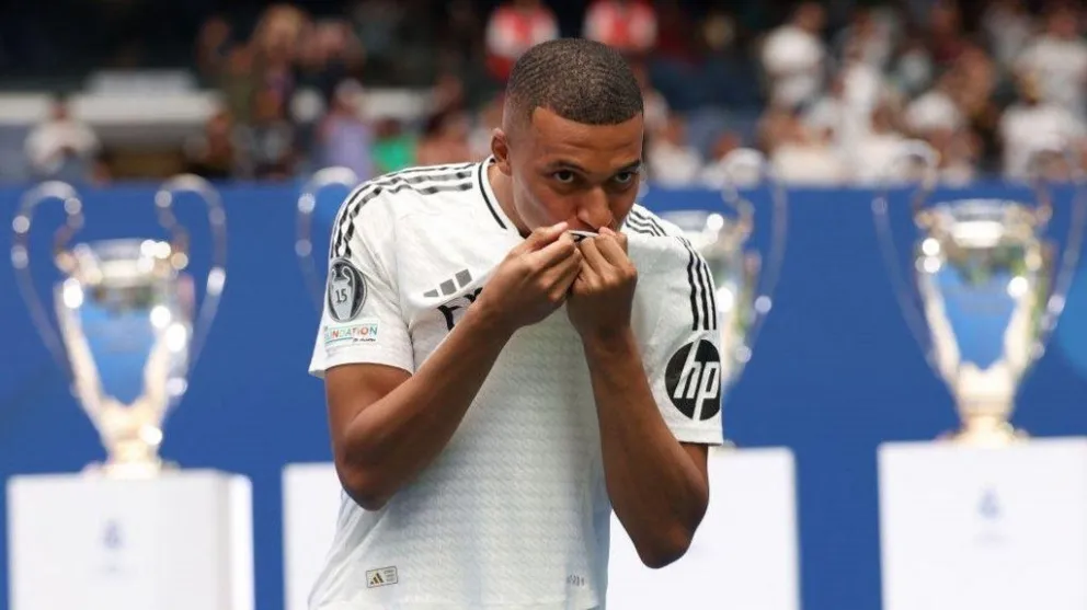 Kylian Mbappé fue presentado en el Real Madrid