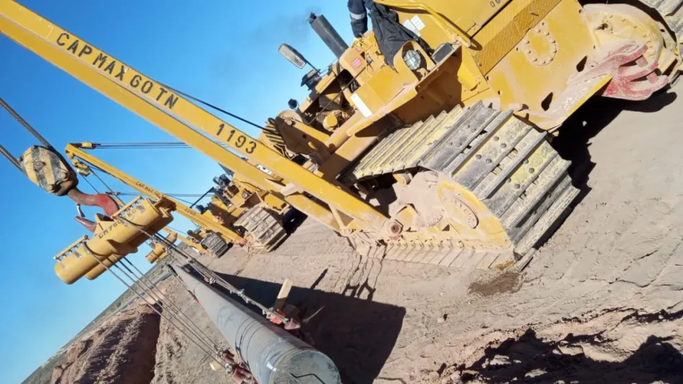 Los avances del oleoducto Vaca Muerta Sur