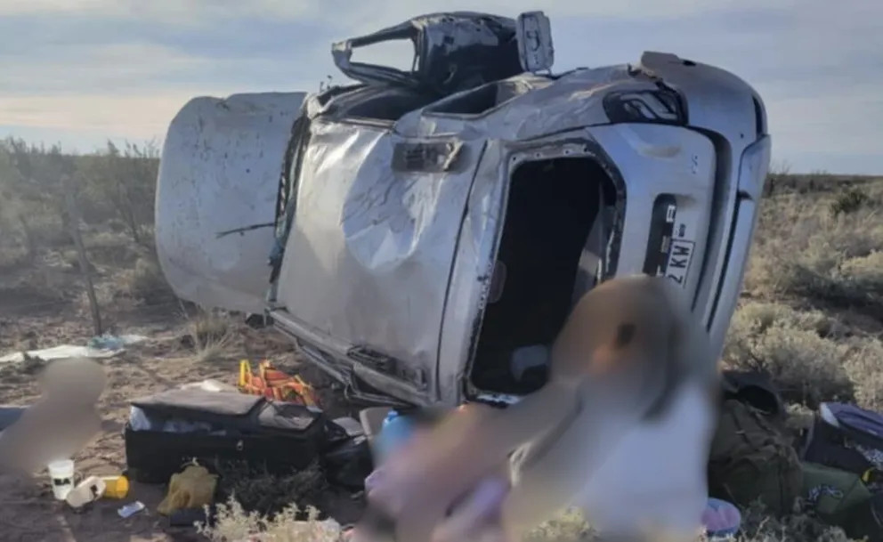 Tragedia en la Ruta 151: un fallecido y dos heridos en un vuelco