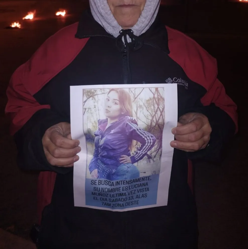 Sexto día de búsqueda de Luciana Muñoz y un pedido desesperado: "La queremos con vida"