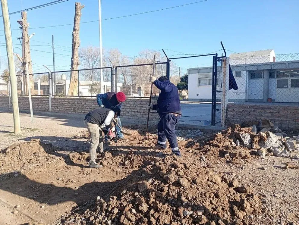 Se concretaron trabajos de mantenimiento escolar durante las vacaciones de invierno