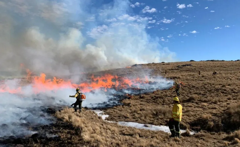Detuvieron a tres personas por los incendios en Córdoba
