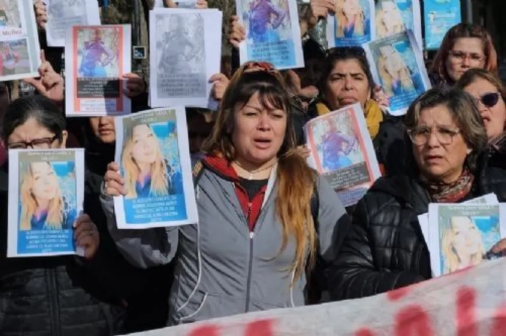 Marcha por la aparición de Luciana muñoz