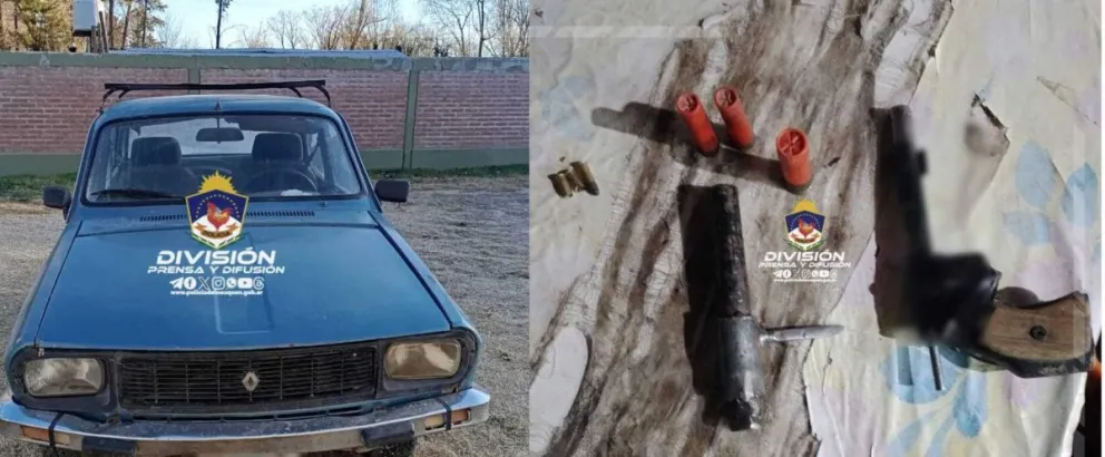  Gracias a un allanamiento secuestraron armas, municiones y un vehículo