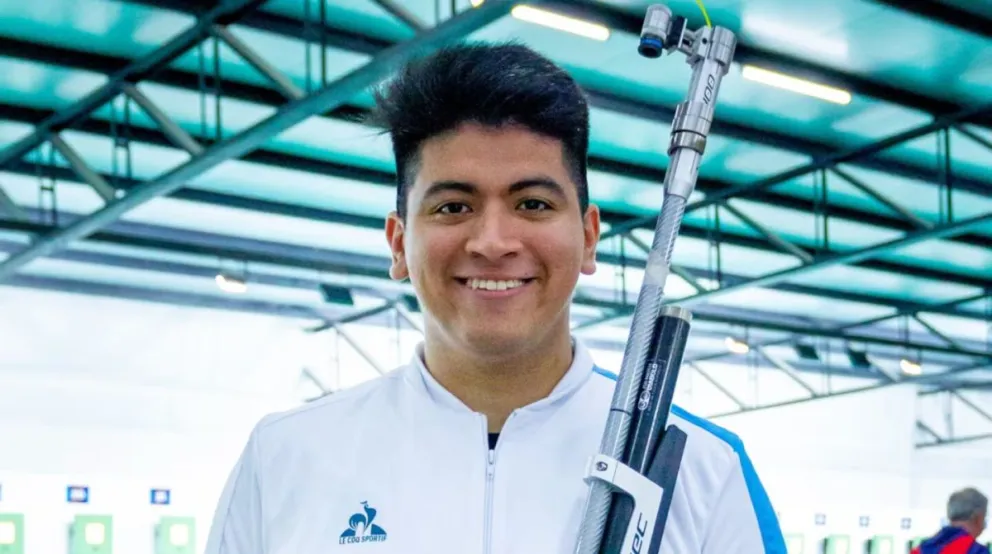 Julián Gutiérrez se clasificó a la final de rifle de aire 10 metros en los Juegos Olímpicos