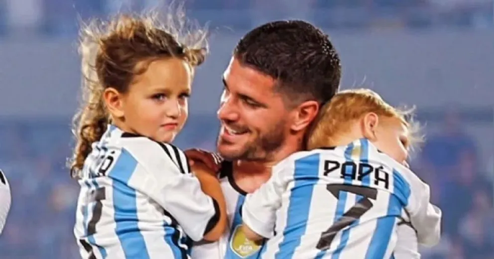 Rodrigo de Paul contó cuál es el tierno pedido que le hace su hija antes de cada partido