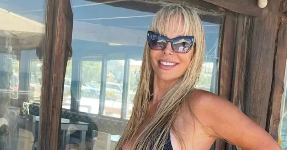 Graciela Alfano se lució con un look nocturno con transparencias