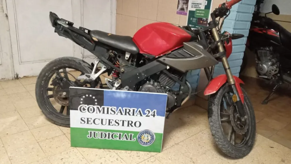 Recorrida preventiva con resultados positivos: recuperan moto robada