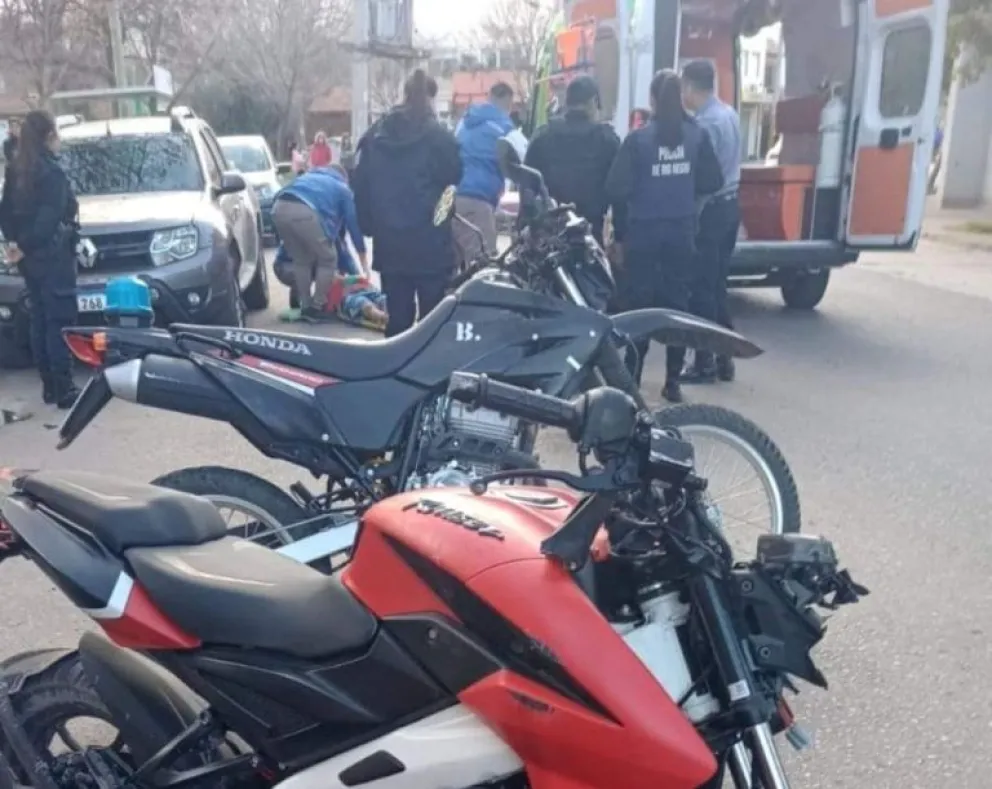  La BMA de Cipolletti recuperó un motocicleta robada y detuvo a dos personas tras una persecución
