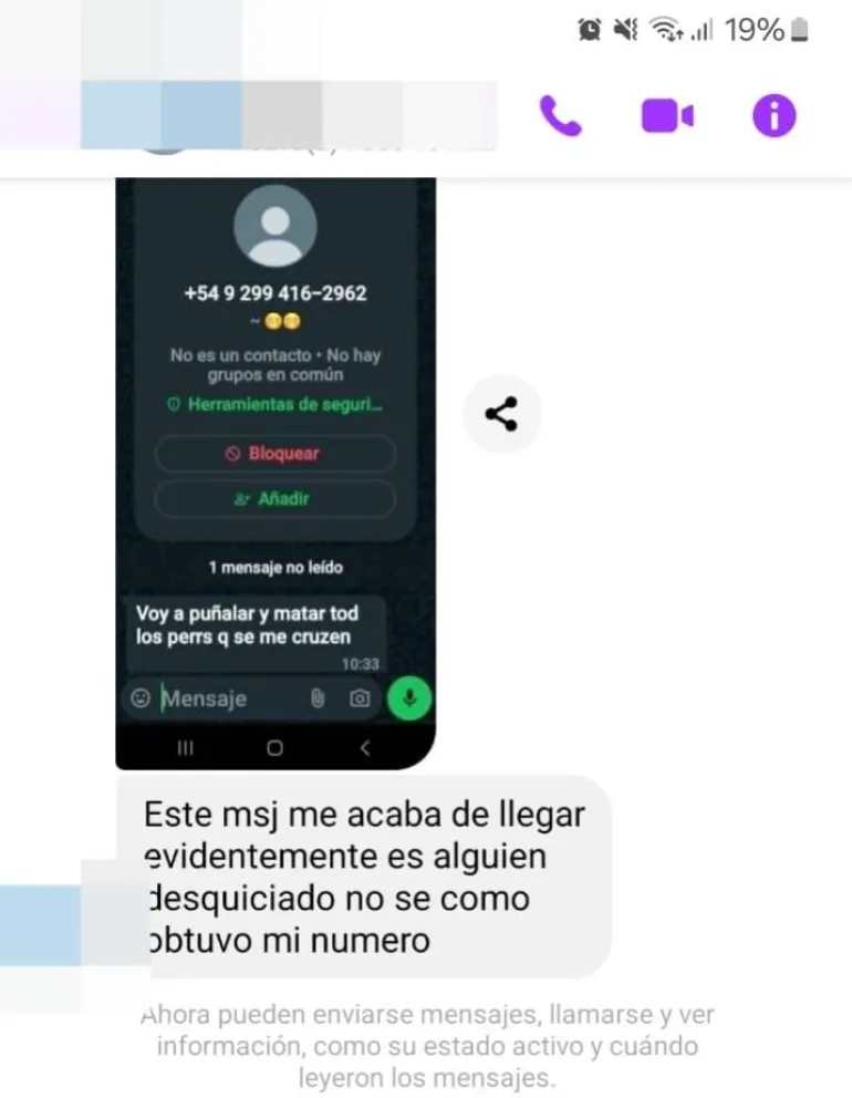 Vecina por ayudar a dos perros apu&ntilde;alados fue amenazada