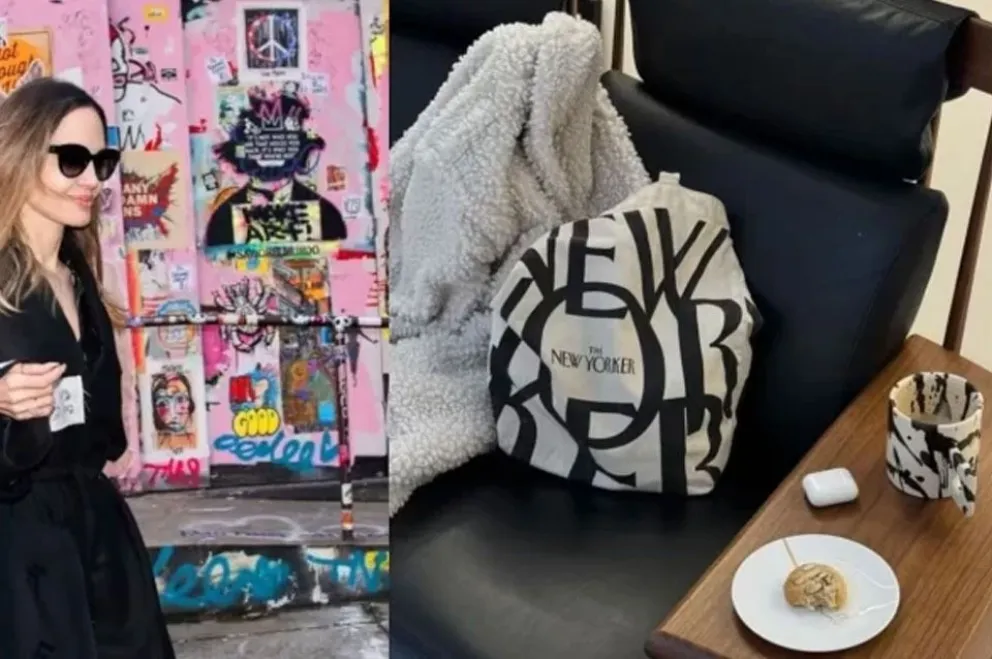 Viral: las tazas de una argentina que se usan en el café de Angelina Jolie