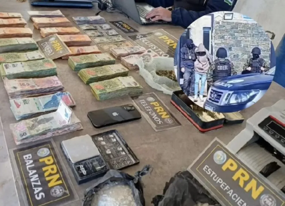 Desbarataron tres puntos de venta de drogas en Cipolletti tras dos meses de investigación