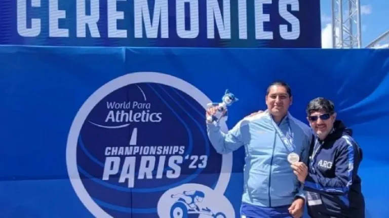 El saltense Hern&aacute;n Urra clasific&oacute; a los JJOO Par&iacute;s 2024Hern&aacute;n Urra clasific&oacute; a Par&iacute;s 2024. El de Cinco Saltos estar&aacute; por tercera vez consecutiva en JJOO. Foto: Facebook Cinco Saltos Gobierno Municipal