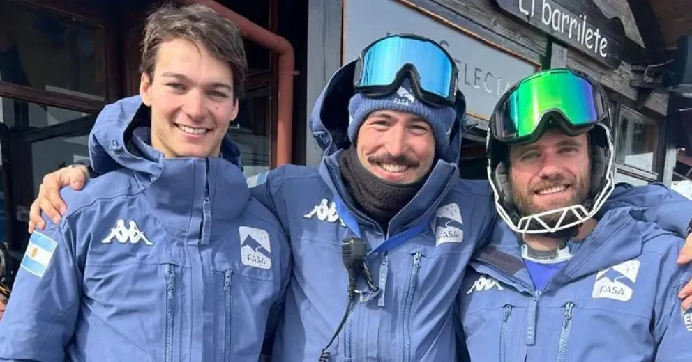 Tiziano, el hijo de Valeria Mazza, ganó el Primer Gigante de esquí alpino en Bariloche