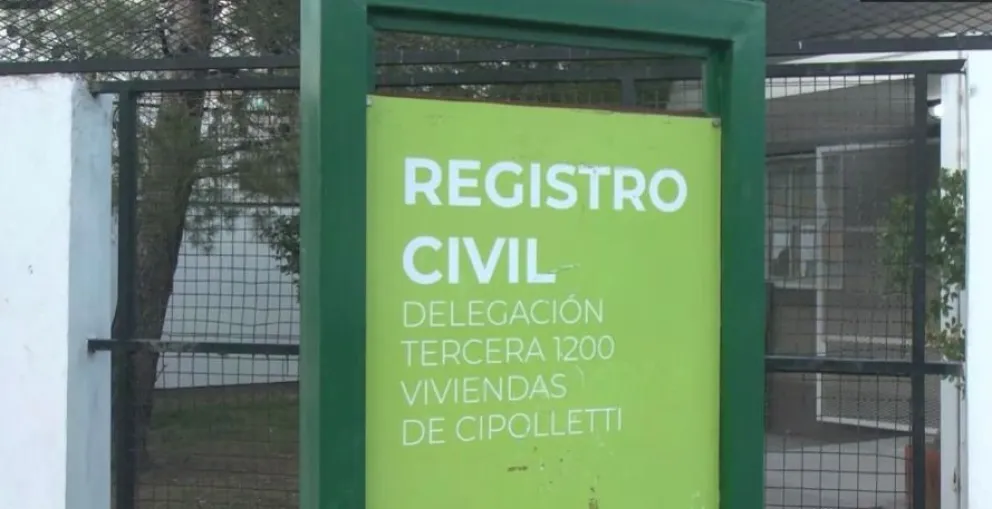 Registro Civil delegaci&oacute;n 1200 viviendas de Cipolletti