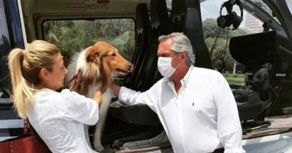 Los polémicos posteos de la CM de Dylan, el perro de Alberto Fernández, que exponen su romance