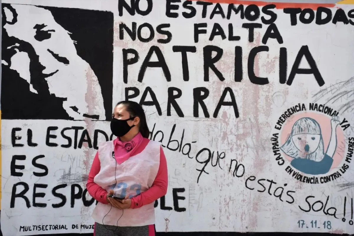 Magdalena Rosa Valenzuela Parra recuerda a su madre a varios a&ntilde;os del femicidio. Foto Emiliana Cantera.