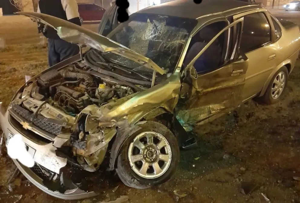 Una familia resultó herida tras chocar contra un conductor alcoholizado