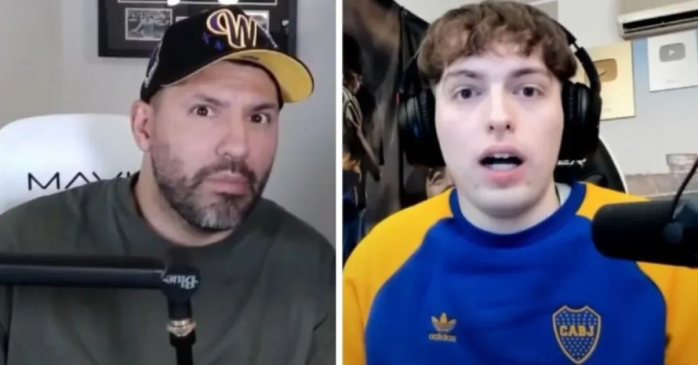 El Kun Agüero cruzó a Davo Xeneize y lo destrozó por negarse a compartir un stream