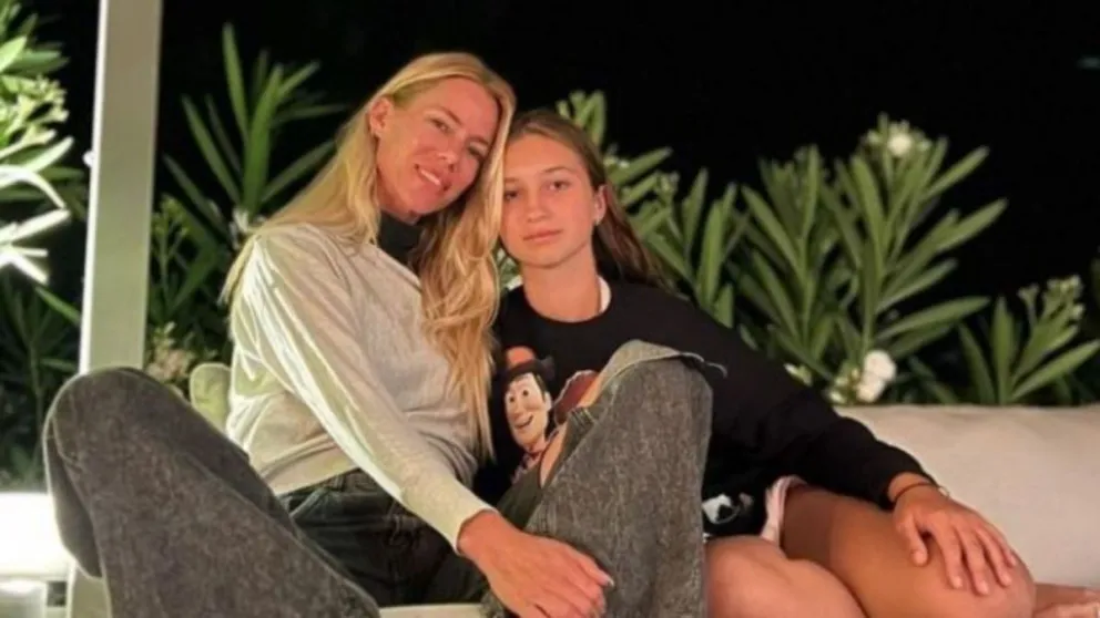 Indiana Cubero y Nicole Neumann y una foto que confirma su gran momento
