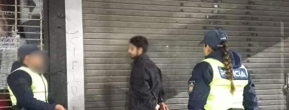 Demoraron a un hombre con pedido de captura vigente en pleno centro de la ciudad