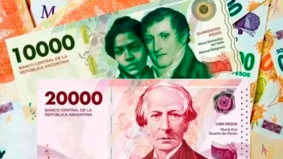 En 2025 el BCRA renovará 540 millones de billetes de $20.000