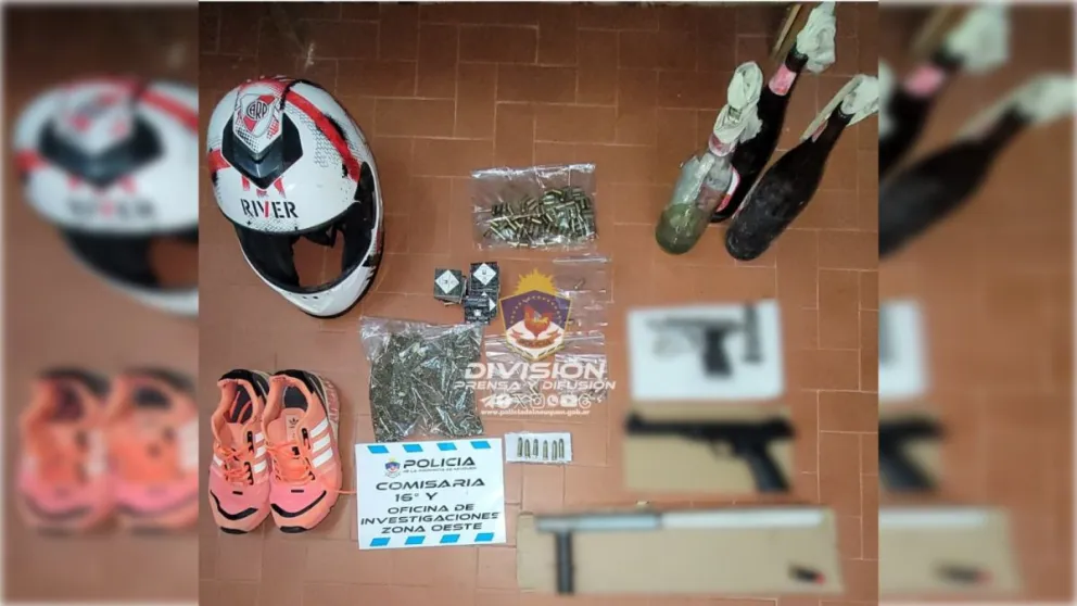 Drogas, armas, municiones, bombas molotov y varios detenidos tras múltiples allanamientos