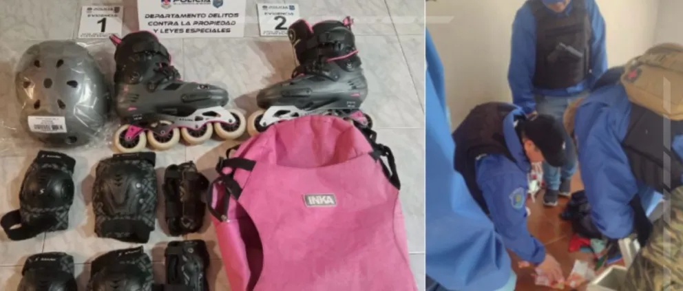 Personal policial capturó  a un sospechoso y recuperó artículos robados durante un allanamiento
