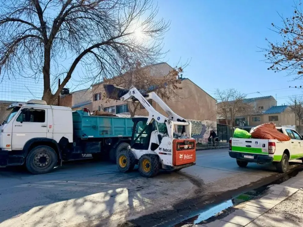 El municipio avanza con un operativo especial de recolección en sectores amplios de la ciudad. Foto archivo