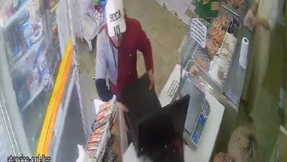Robo relámpago en una carnicería de Cipolletti: se llevaron la caja registradora en segundos