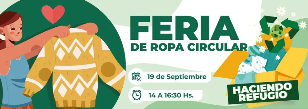 Feria de ropa circular : una oportunidad para conectar y compartir