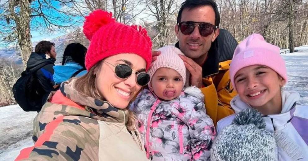 Así fueron las vacaciones de Chechu Bonelli y Darío Cvitanich en Bariloche