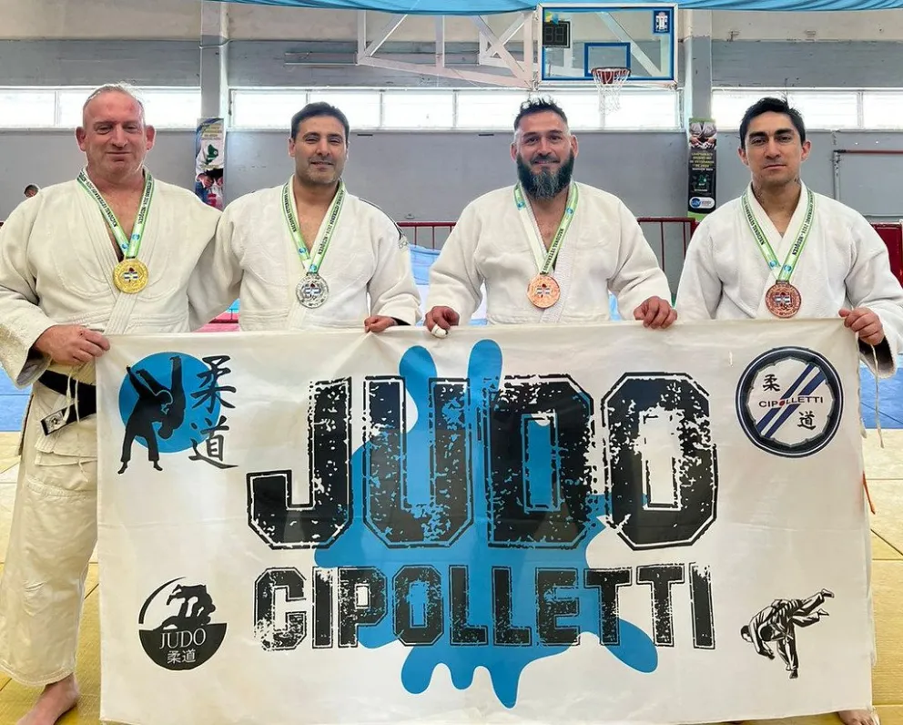 Cipolletti brilló en el Sudamericano y Nacional de veteranos de judo