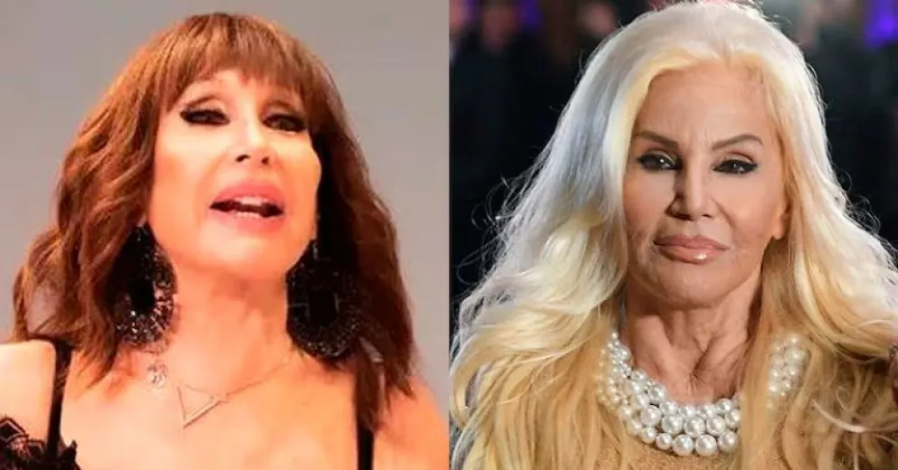 Susana Giménez sorprendió con un particular gesto contra Moria Casán