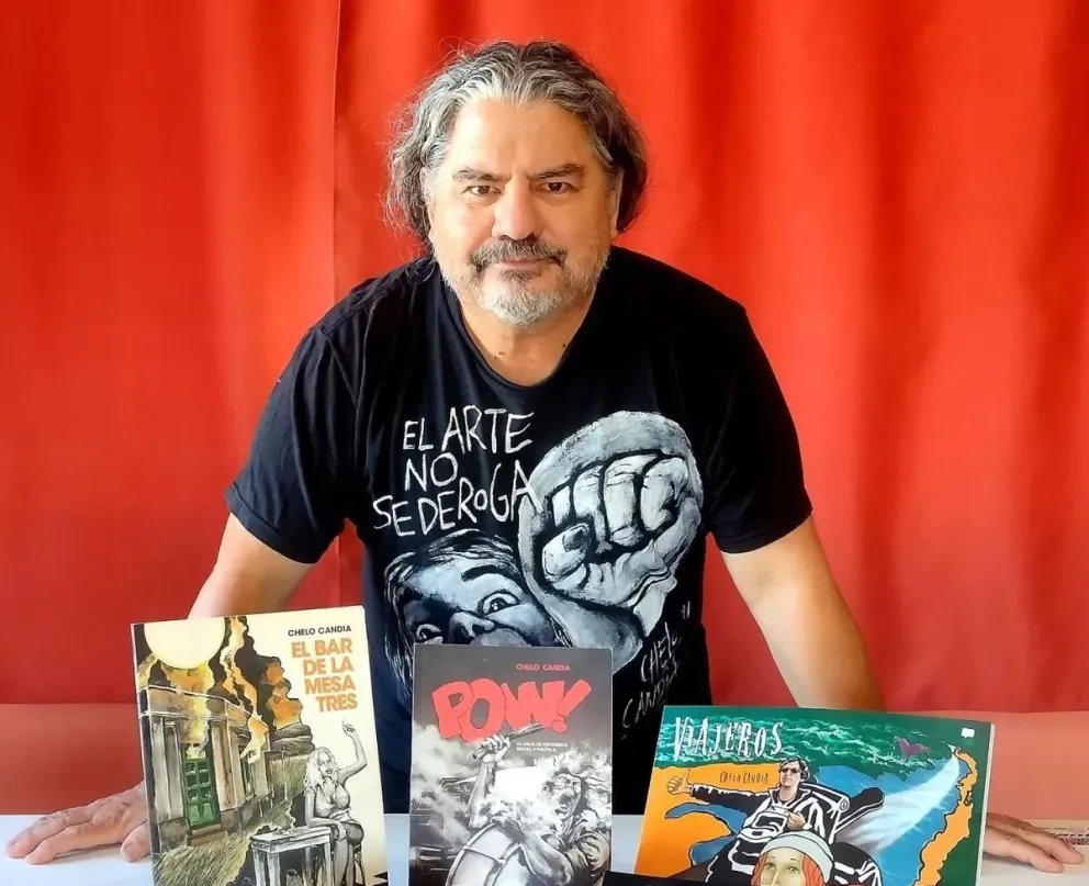 El artista regional Chelo Candia traerá su arte a la Feria del Libro