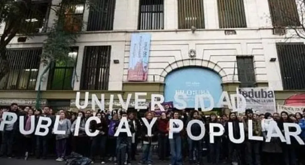 Dura advertencia del rector de la UBA: "Con el veto de esta ley se está hipotecando el futuro del país"