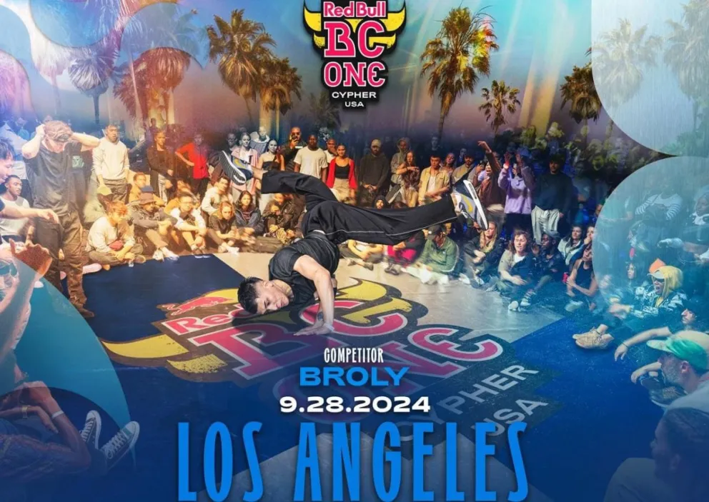 B-Broly, el break dancer cipoleño se radicó en USA y compite en el certamen más fuerte del mundo