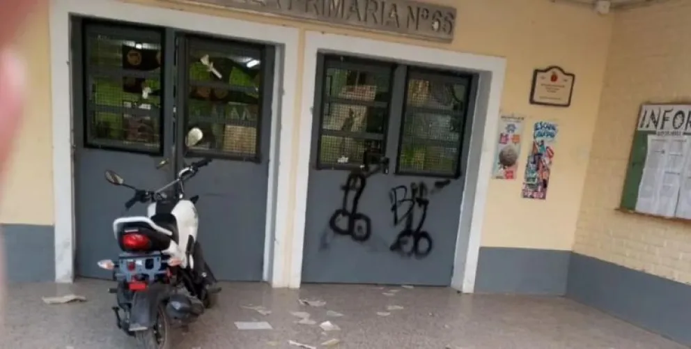 Vandalizaron una escuela y se llevaron los alimentos de los estudiantes