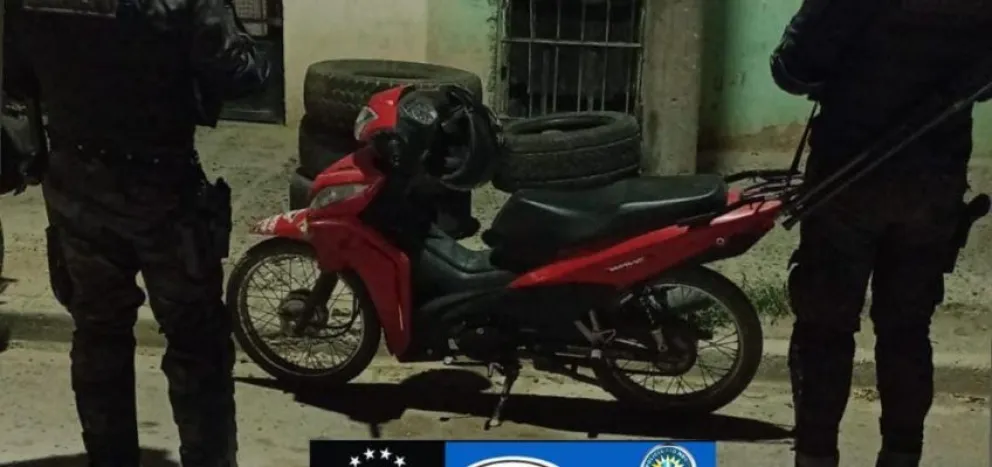 Recuperaron una moto que tenía pedido de secuestro por robo