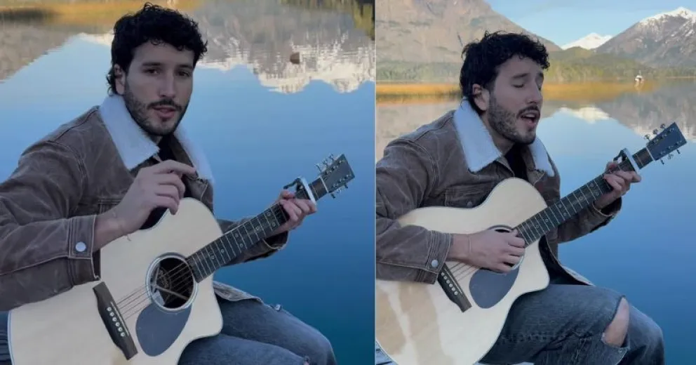 Sebastián Yatra eligió a Bariloche para filmar el nuevo éxito musical: "Los Domingos" 