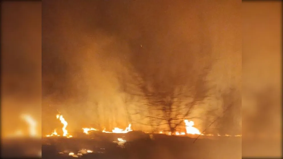 incendio en ruta 