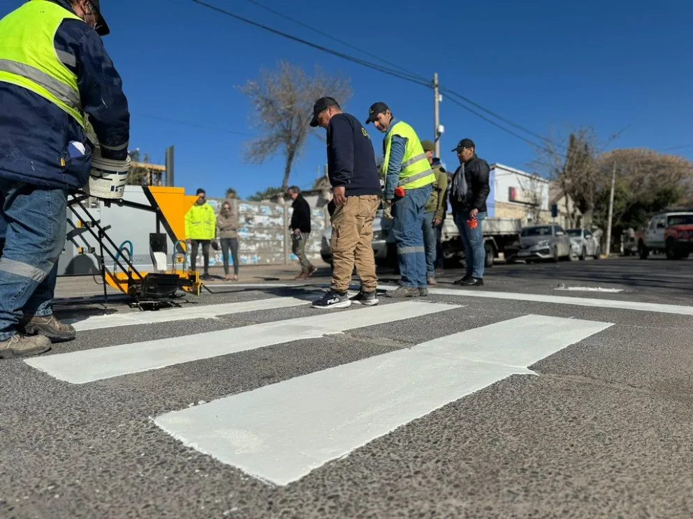 La Muni adquirió nueva maquinaria para mejorar la demarcación vial