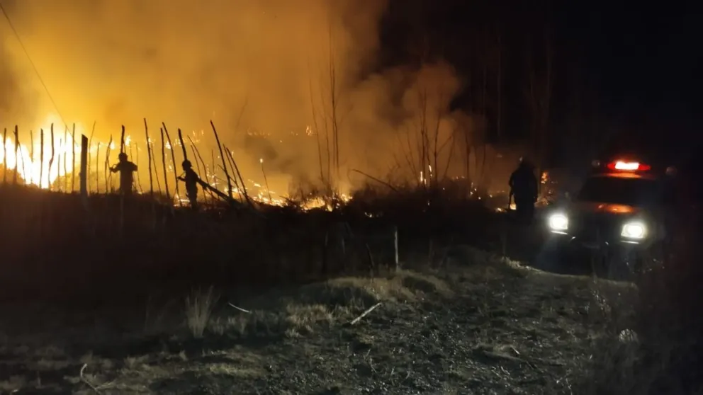 incendio en Cinco Saltos