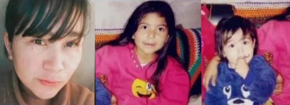 Desesperada búsqueda de una mujer y sus dos hijos menores 
