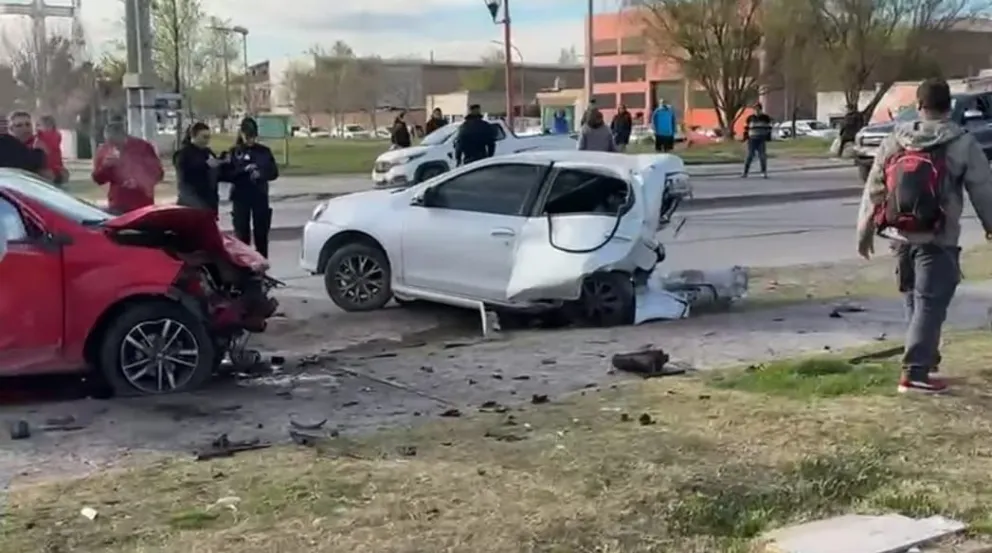 Impactante choque
