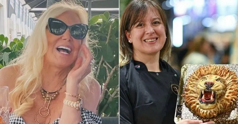 El divertido blooper de Susana Giménez al querer degustar una torta que le regalaron: “No puedo…”