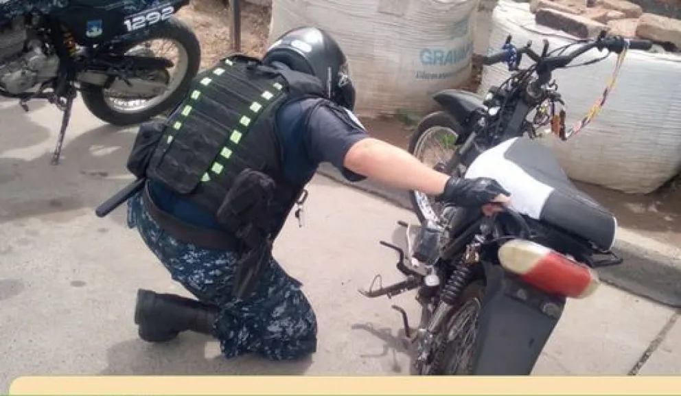 Recuperaron una moto con pedido de secuestro por robo