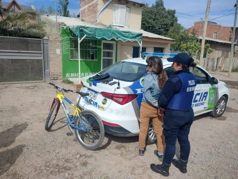 Mechera detenida: en un descuido le había robado el celular a un comerciante