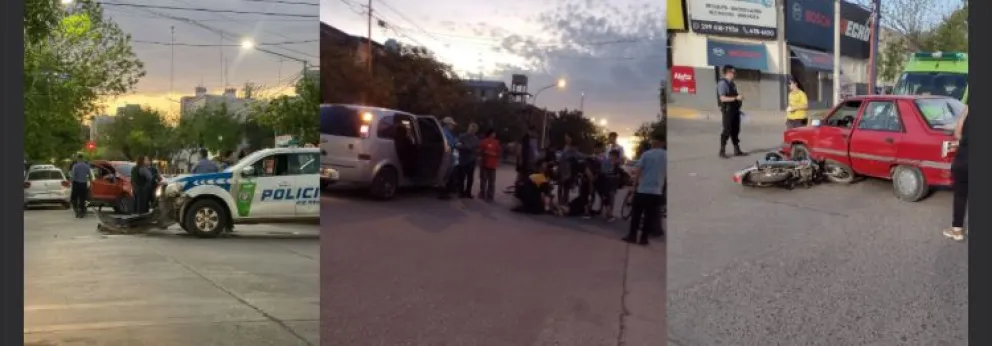 Caos en las calles: tres accidentes viales se desataron al mismo momento en distintos puntos de la ciudad