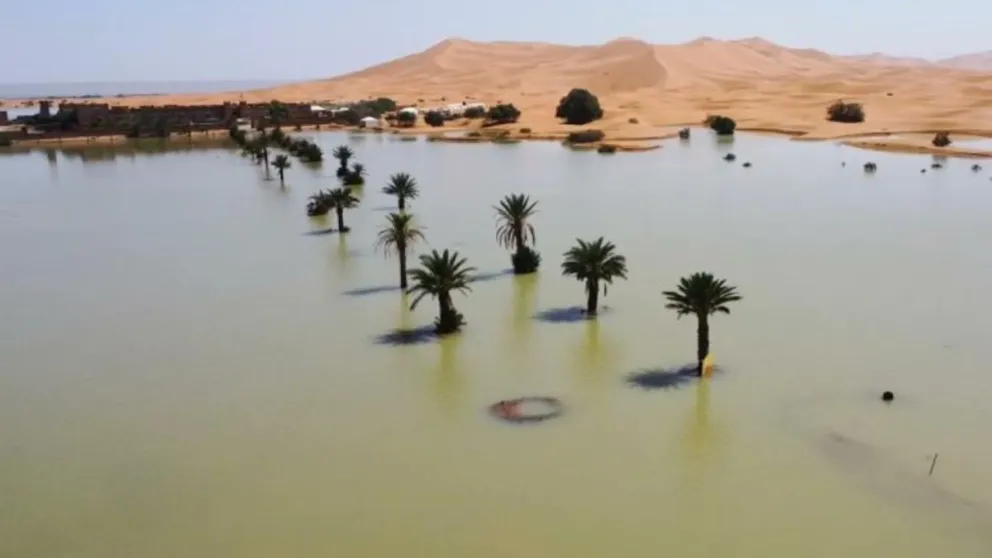 Se inundó el desierto del Sahara: un fenómeno que no se producía hace décadas